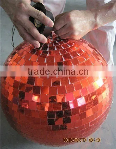 hot sell 60cm red glass ball