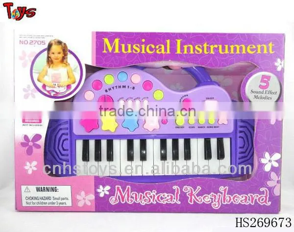 2013 Funny Plastic Organ Toy with Mircophone Musical Instrument