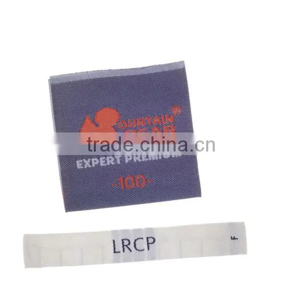 Custom woven scarf label