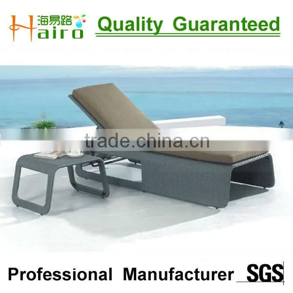 All weather rattan outdoor chaise lounge
