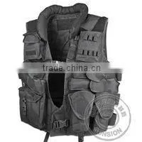 Police Tactical Vest Waterproof and Flame Retardant Nylon SGS Standard