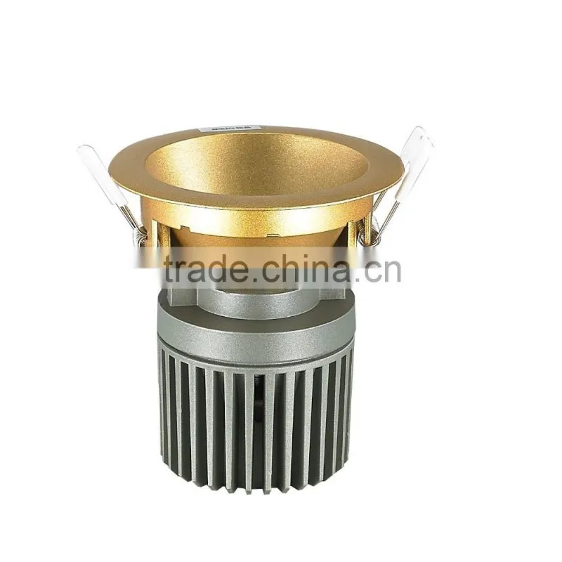 Golden or black reflector for your reference 10w cob led downlight