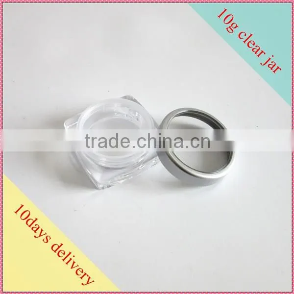 3g 5g 7G 10g Clear Cosmetic Empty Jar Pot Eyeshadow Makeup Face Cream Container