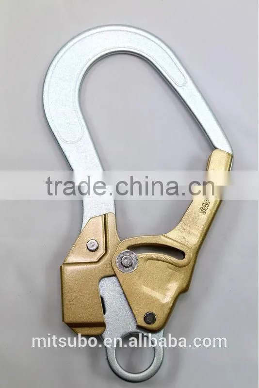 Silver&Gold Fall Arrestor Metal Safety Harness Forged Taiwan Rope Hook