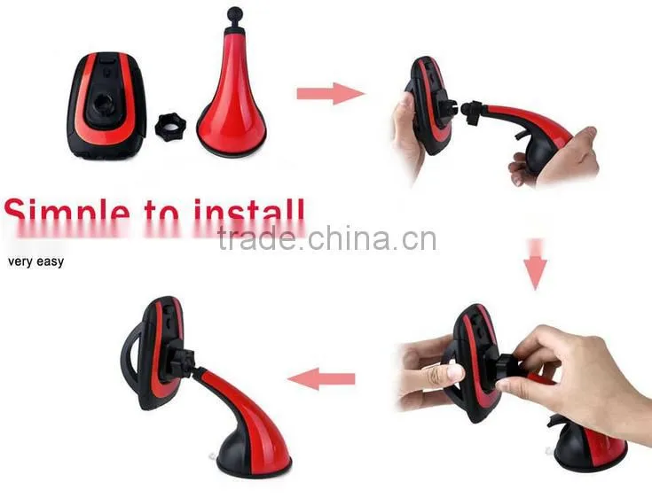 HYJ Top Selling Competitive Price Portable Dashboard Windshield Suction Cup Car Holder