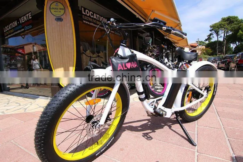 Chinese Fat tyre adult electric mountain bike use 500w motor with EN15194 for sale