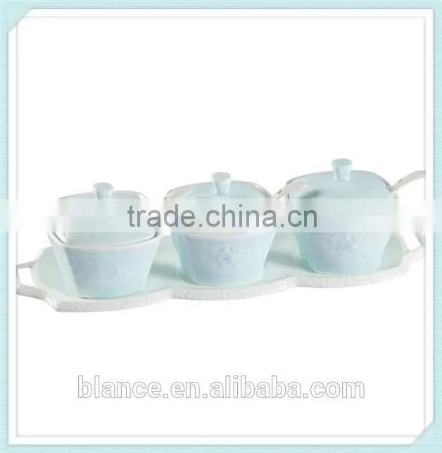ceramic salt and pepper canister for sugar and flour