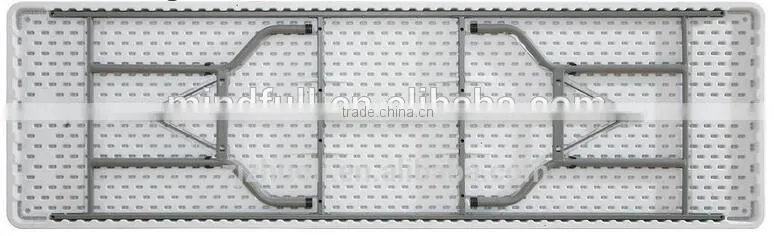 Retail HDPE 8FT Rectangle Folding Table for Outdoor