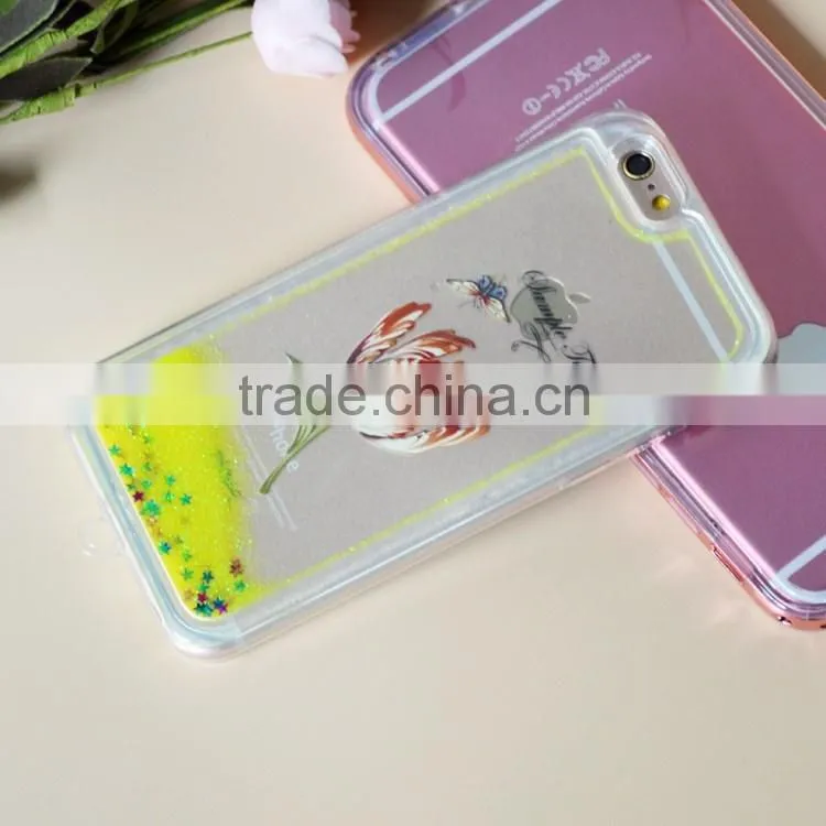 glitter flowing star case for Samsung J1 ace