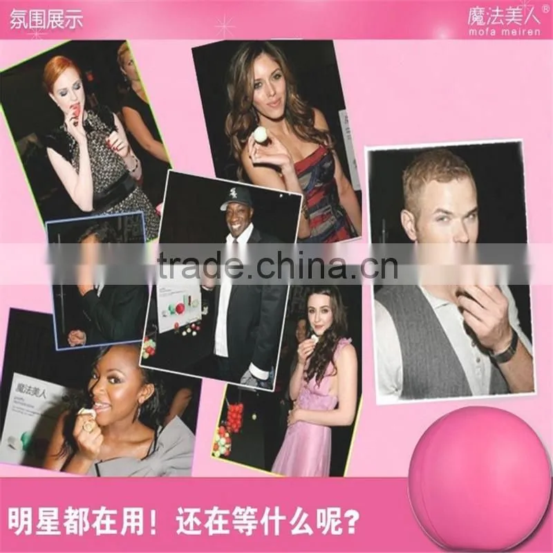 Romatic bear 6colors Natural Plant Organic Lip Balm Ball Lipstick 24pcs/set Favours Of Fruits