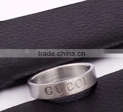 hot sale latest gold ring designs diamond gay men wedding ring in Stainless Steel