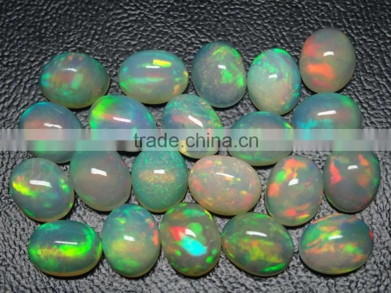 NAtural Ethiopian opal cabochon 9x7