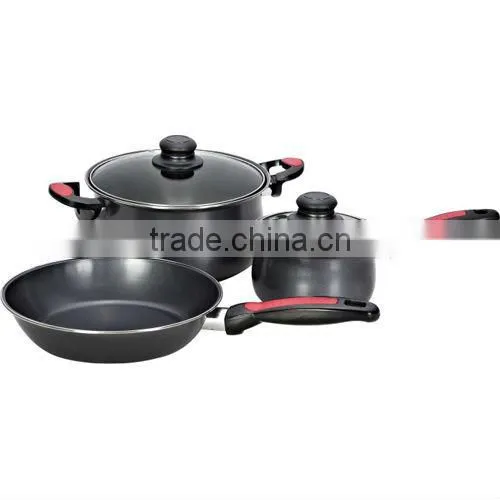 Non-stick cookware set/3pcs carbon steel cookware set Language Option French
