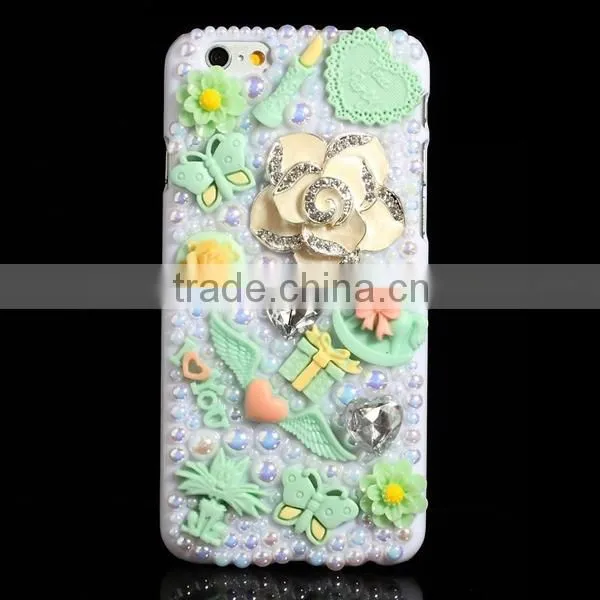 China wholesale 3D Crystal cell phone case for iphone 6,for apple case 6