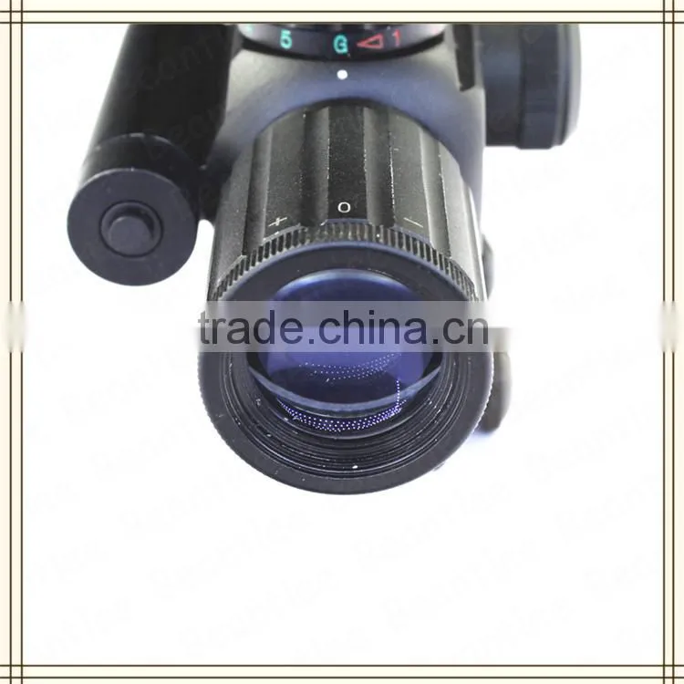 M7 4X30 best quality red laser pointer wide angle snipe rifle scope for sale