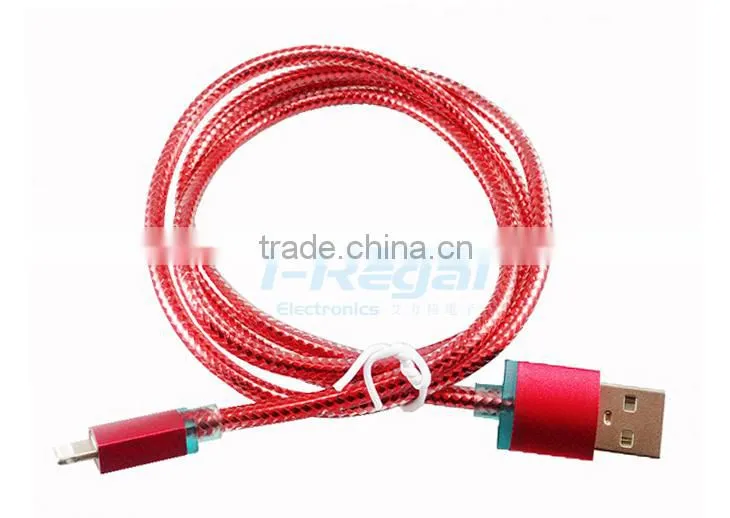 2015 Newest Crystal Perfume usb data charger cable for samsung for iphone 6