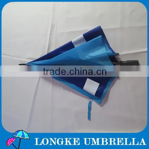 30" double ribs polyester customized promorional golf umbrella