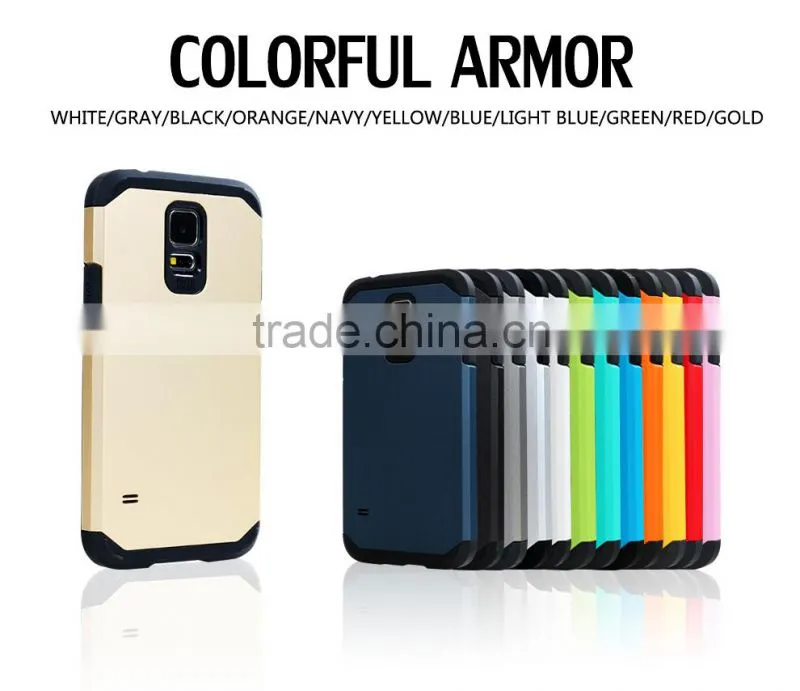 Slim colorful armor cover case for samsung galaxy s4,for samsung galaxy s4 case