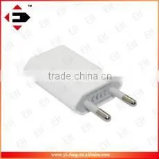 Wholesale Colorful EU Plug AC Mini USB Wall Charger for e-cig /ipad/iphone