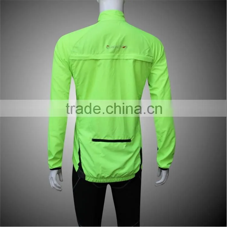 2015 New Cycling Windproof Jackets Bicycle Jersey Wear for OEM