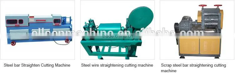 Easy operate wire rod straightening and cutting machine