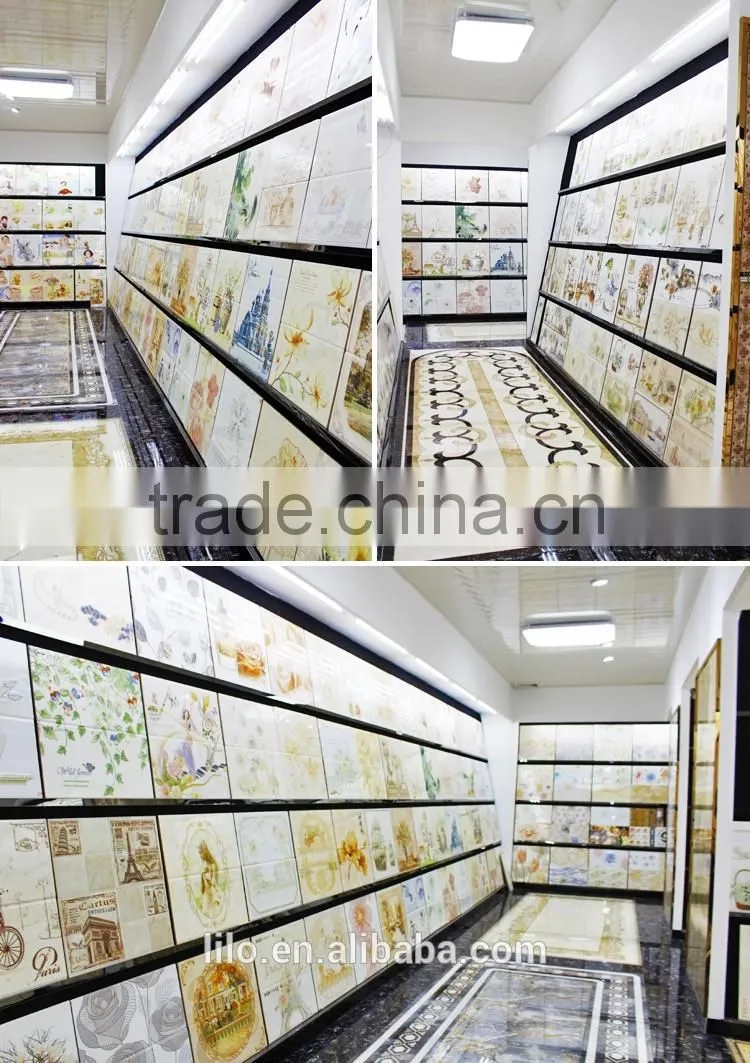 discontinued granite gilded glazed stone look floor tiles