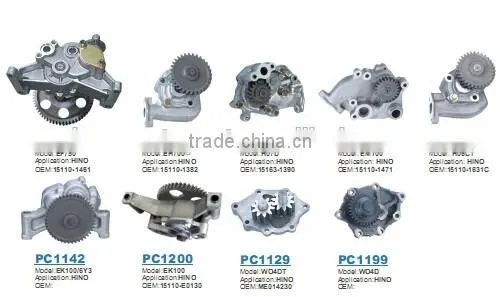 RF8 RG8 engine gear oil pump TBK quality for UD diesel heavy-duty CW52 CW536 truck