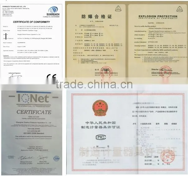 Rigid stem oil filled J type melt pressure sensor