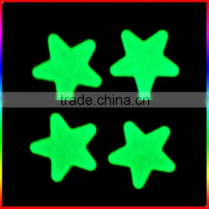 self-adhesive glow in dark sticker film/glow in dark sticker