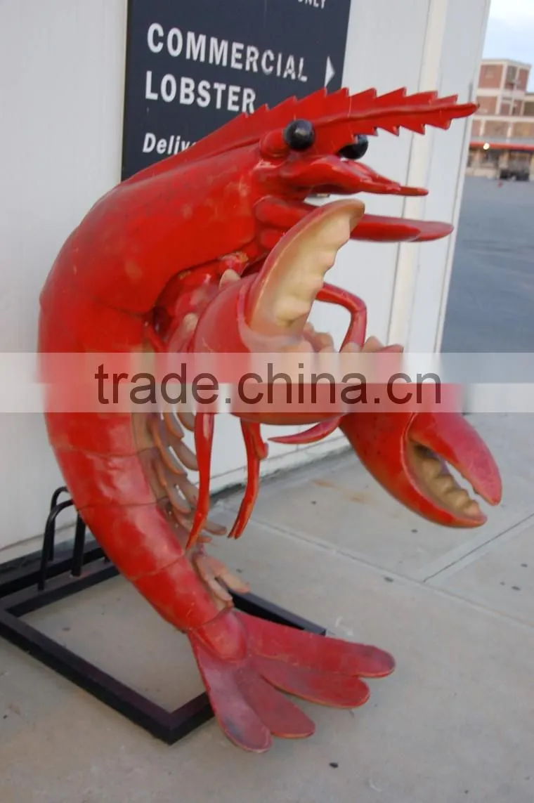 Cartoon giant lobster model