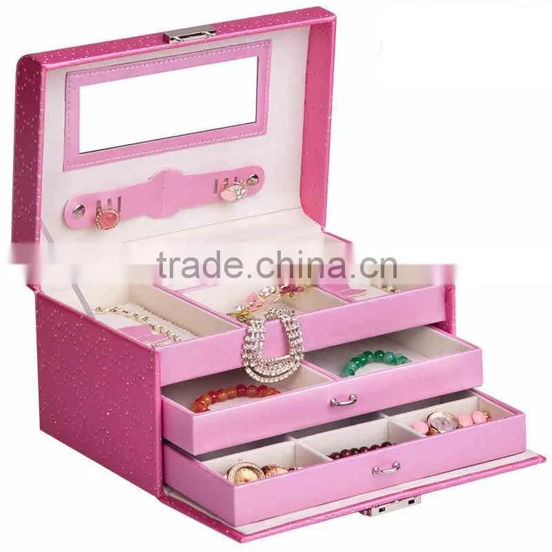 Cheap price made in china for leather jewelry box wholesale