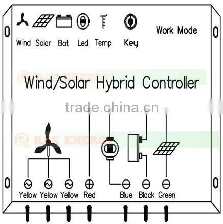600w wind/solar hybrid controller with LED display.