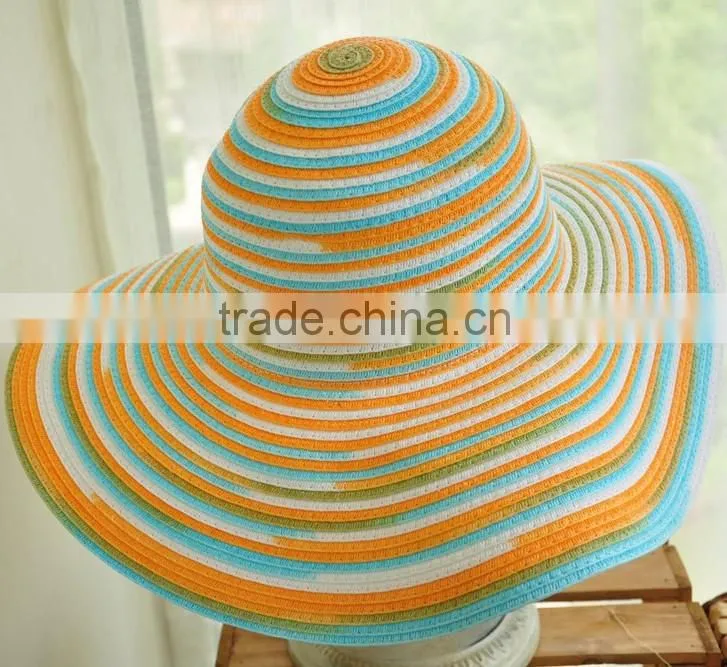 recycle 100% paper straw hat