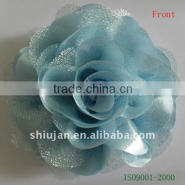 White Fabric Flower---SH0045(Wedding dresses)