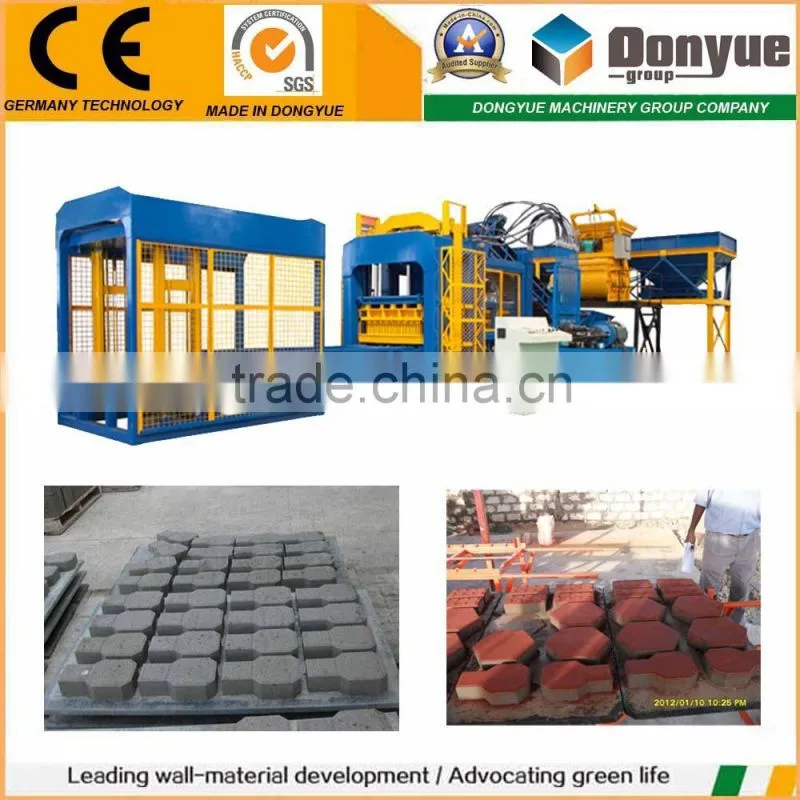 Fully automatic concrete brick making machine from Turkey QT10-15 Turkey cement brick machine latest technology
