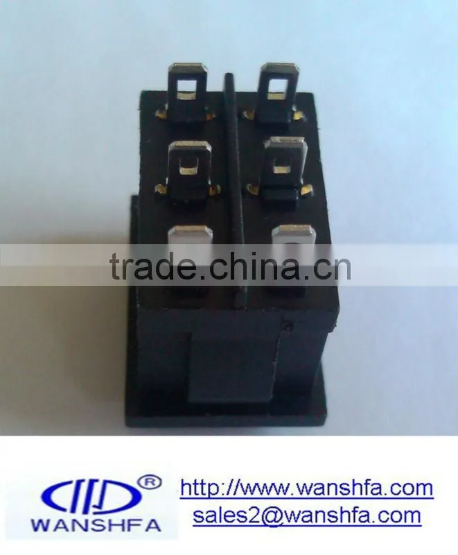 dpdt rocker switch for coffe pot KCD6-203