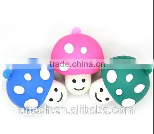 special gift mushroom usb flash drive of 2GB/4GB for holiday promo
