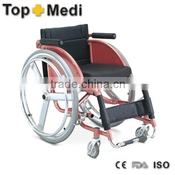 Lightweight Leisure Sport Wheelchair for Disable People with Competitive Price