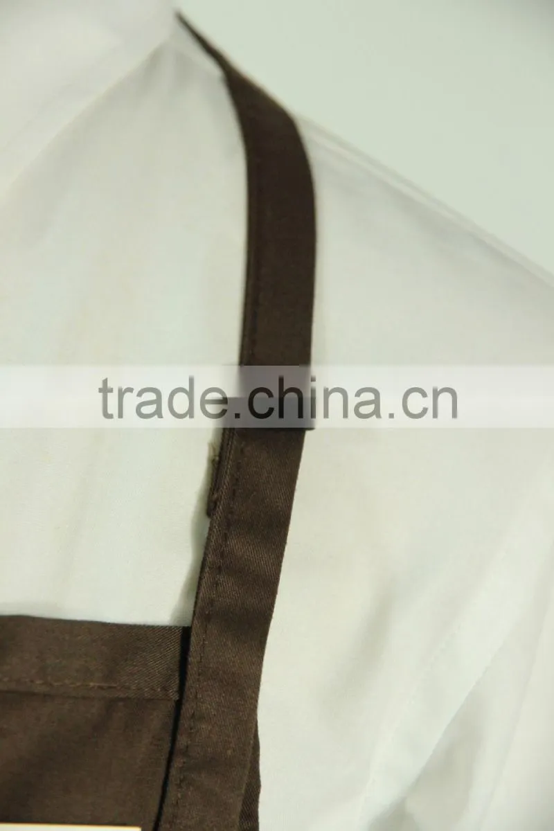 cottton customized embroidery cafe apron