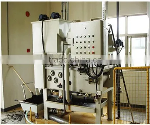 Printing and dyeing wastewater treatment drum belt press dewatering