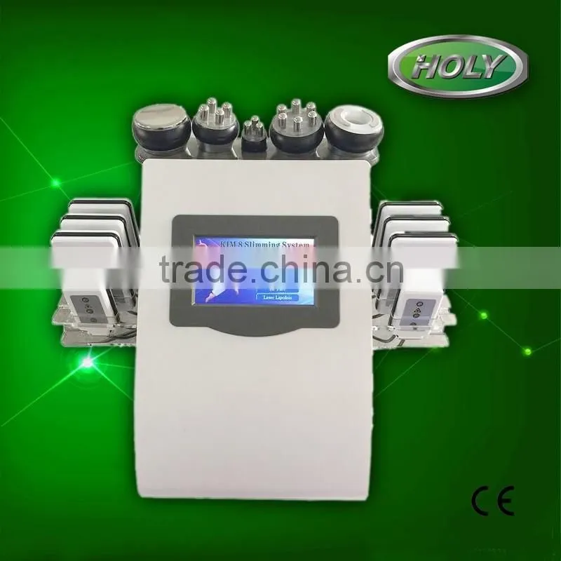 Hottest Professional 6 In1 Lipo Laser Ultrasonic Cavitation Rf Slimming Machine