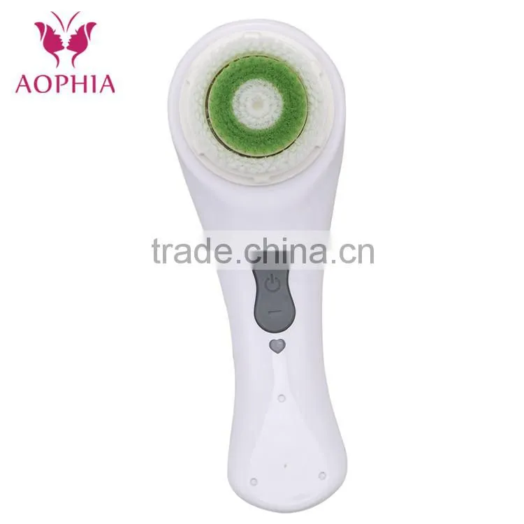 Rechargeable Ultrasonic Electric Facial Brush For Exfoliati with factory price