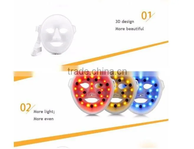 EYCO 7 colors Led mask 2016 new product photo rejuvenation light therapy red light skin rejuvenation therapy