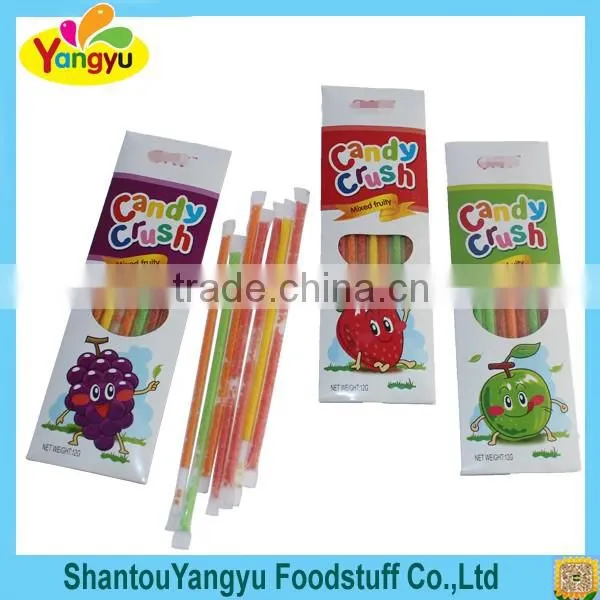 Wholesale different flavor fruity suck candy