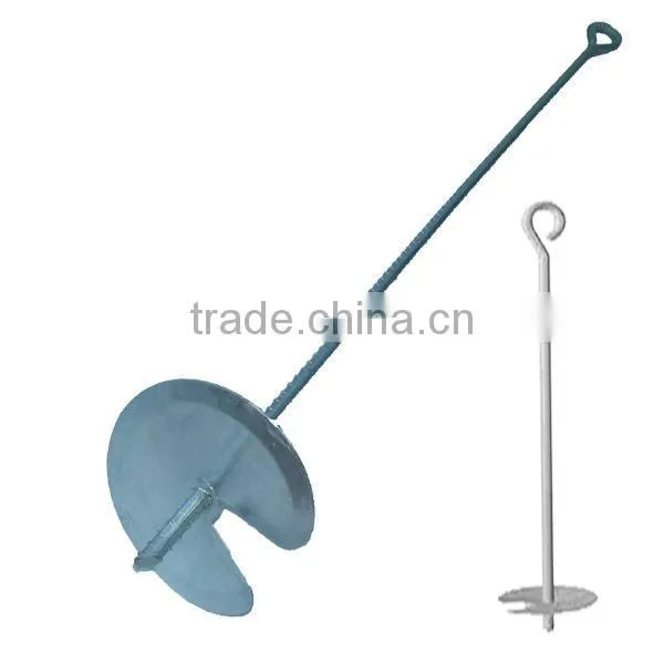Hot Dipped Galvainzed Steel Plate Ground Anchor