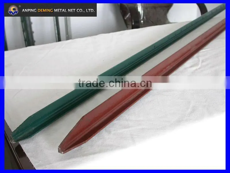 High quality Hot-dipped Galvanized Y fence posts for wire mesh fence panels