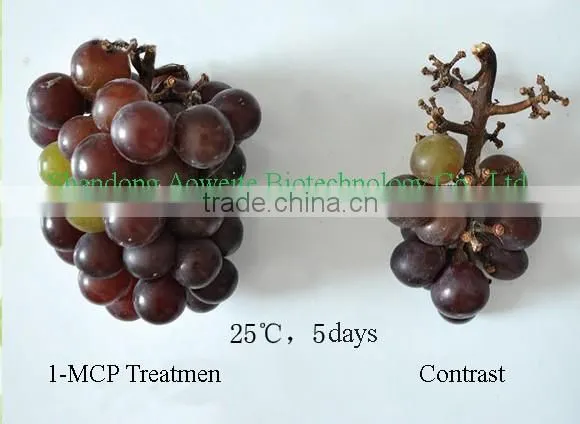 1-Methylcyclopropene slow down the ripening speed of fruits