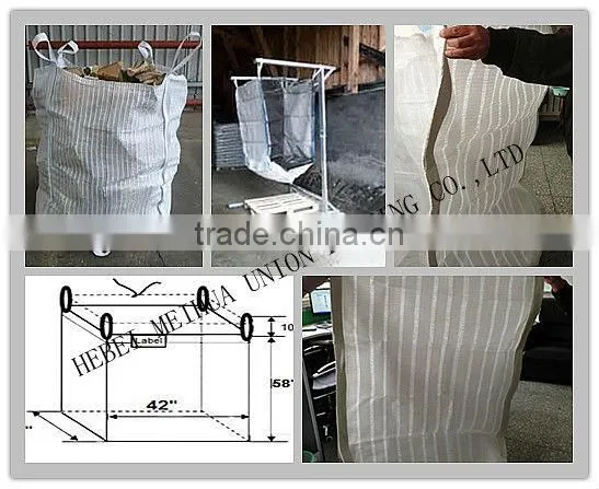 pp jumbo bag for packing woodfire