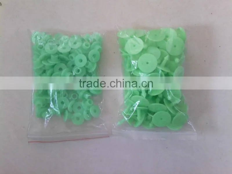 animal ear tag 30*30 mm green TPU ear tag for pig sheep goat