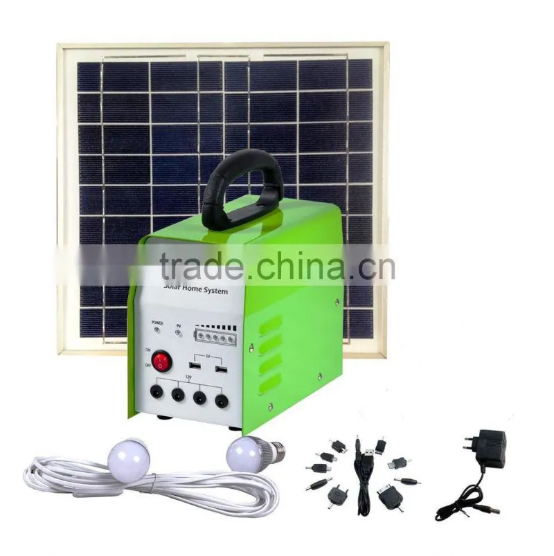 2015 Hot Sell Solar Home Light System 10W, Solar panel System 10W, Solar Power Generator 10W